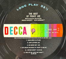 Load image into Gallery viewer, Peggy Lee - The Best Of Peggy Lee (Vinyl 2xLP, Compilation) Decca DXB 164