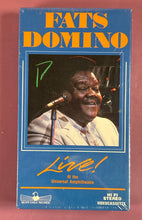 Load image into Gallery viewer, Fats Domino Live! At the Universal Amphitheatre VHS 1985 Sealed NTSC 80416