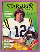Load image into Gallery viewer, Starweek Magazine Bruce Jenner Grambling's White Tiger Autographed Oct 1981
