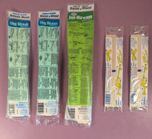 Load image into Gallery viewer, Lot of 5 Guillow's Balsa Wood Toy Airplanes - Sky Streak, Jet-Stream, Eagle