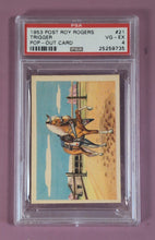 Load image into Gallery viewer, 1953 Post Roy Rogers Trigger Pop-Out Card #21 PSA VG-EX 4 Graded