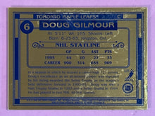 Load image into Gallery viewer, 1995 Topps Finest Bronze Doug Gilmour #6 Toronto Maple Leafs Hockey Card