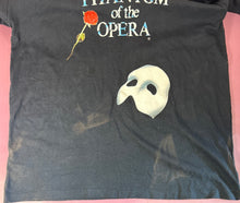 Load image into Gallery viewer, Vintage Phantom of the Opera T-Shirt by Roots (XL) & 1988 Program Book Lot