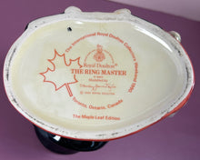 Load image into Gallery viewer, Royal Doulton The Ring Master D6863 Character Jug 1990 Maple Leaf Edition