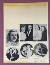 Load image into Gallery viewer, Almeta Speaks Autographed Photo Collage Signed 'To Bernie' Vintage