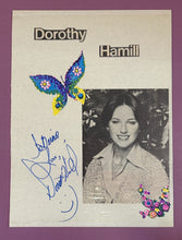 Load image into Gallery viewer, Dorothy Hamill Autographed Page w/ Photo & Stickers Signed "To Deina, Love"