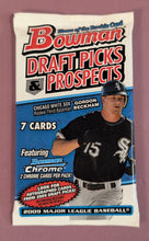 Load image into Gallery viewer, 2009 Bowman Draft Picks & Prospects Baseball Unopened Hobby Pack