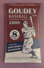 Load image into Gallery viewer, 2009 Upper Deck Goudey Baseball Trading Cards Sealed Hobby Pack (8 Cards)