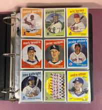 Load image into Gallery viewer, 2008 Topps Heritage Baseball Card Near Set (1-396) Low # in Binder