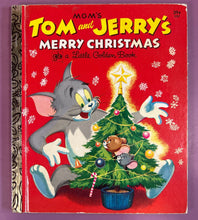 Load image into Gallery viewer, Vintage 1954 MGM's Tom and Jerry's Merry Christmas Little Golden Book #197