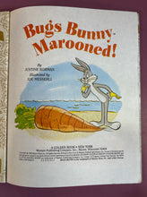 Load image into Gallery viewer, 1985 Bugs Bunny Marooned! A Little Golden Book #110-55 Vintage Looney Tunes
