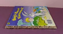 Load image into Gallery viewer, 1985 Bugs Bunny Marooned! A Little Golden Book #110-55 Vintage Looney Tunes