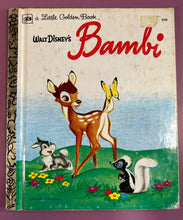 Load image into Gallery viewer, Vintage A Little Golden Book Walt Disney's Bambi D90 Golden Press