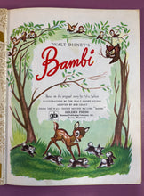 Load image into Gallery viewer, Vintage A Little Golden Book Walt Disney's Bambi D90 Golden Press