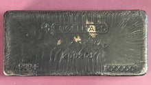 Load image into Gallery viewer, Vintage Engelhard 100 Troy Oz .999+ Fine Silver Poured Bar SN 260261 VERY RARE