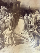 Load image into Gallery viewer, Antique Gustave Doré Framed Print "Christ Leaving the Praetorium"