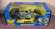 Load image into Gallery viewer, Burago Disney Pixar Toy Story Buzz Lightyear Formula Race Car 1/24 Scale