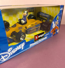 Load image into Gallery viewer, Burago Disney Formula Goofy Die-Cast Metal Race Car 1/24 Scale New in Box