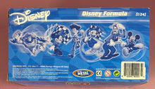 Load image into Gallery viewer, Burago Disney Formula Donald Duck 1/24 Scale Die Cast Metal Car Italy NIB