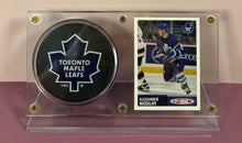 Load image into Gallery viewer, 2003 Topps Total Alexander Mogilny Hockey Card #127 & Puck Display