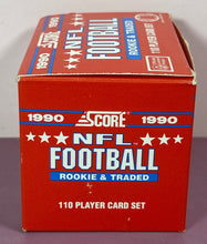Load image into Gallery viewer, 1990 Score NFL Football Rookie & Traded Complete 110 Player Card Set