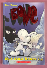 Load image into Gallery viewer, Bone: Out from Boneville by Jeff Smith (Scholastic, 2005) Paperback Vol. 1