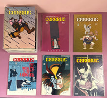 Load image into Gallery viewer, Cerebus the Aardvark Comic Lot Issues #51-100, Wolverine Parody Dave Sim
