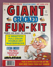 Load image into Gallery viewer, Giant Cracked Fun-Kit Magazine July 1980 Inflation Game Art Hang-Ups