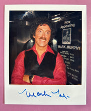 Load image into Gallery viewer, Mark Murphy Autographed Signed Original Type-1 Polaroid Photo Jazz Singer