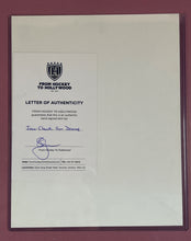 Load image into Gallery viewer, Jean-Claude Van Damme Autographed B&W Photo with COA From Hockey To Hollywood