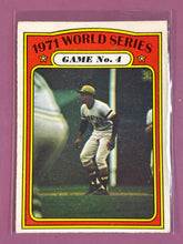 Load image into Gallery viewer, 1972 O-Pee-Chee World Series #226 Roberto Clemente Game 4 Baseball Card