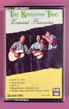 Load image into Gallery viewer, The Kingston Trio - Concert Favorites Cassette Tape (1989, Capitol) 4XL-57221