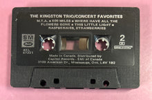 Load image into Gallery viewer, The Kingston Trio - Concert Favorites Cassette Tape (1989, Capitol) 4XL-57221