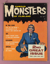 Load image into Gallery viewer, Famous Monsters of Filmland Magazine Vol. 1 No. 2 (1958) 2nd Great Issue