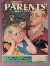 Load image into Gallery viewer, Vintage Parents' Magazine December 1937 A Guide to Giving Unselfish