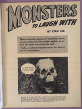 Load image into Gallery viewer, Monsters To Laugh With Magazine #3 (1965) Stan Lee Non-Pareil Publishing