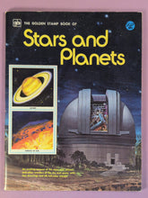 Load image into Gallery viewer, The Golden Stamp Book of Stars and Planets Vintage 1973 Softcover Book