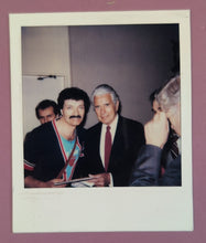 Load image into Gallery viewer, John Forsythe & Wilhelmenia Fernandez Autograph Lot with Candid Polaroid