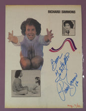 Load image into Gallery viewer, Wayne Newton & Richard Simmons Dual Signed Autographed 1986 Magazine Page