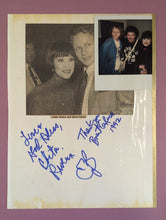 Load image into Gallery viewer, Chita Rivera & Brent Carver Signed Les Misérables Program Page w/ Photo 1992
