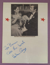 Load image into Gallery viewer, Helen Carey Autographed Signed Photo Page "Blithe Spirit" w/ Brian Bedford