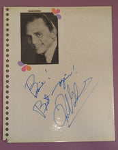 Load image into Gallery viewer, Frank Gorshin & Jackie and Roy (Cain/Kral) Dual Signed Autograph Page