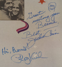 Load image into Gallery viewer, Frank Gorshin & Jackie and Roy (Cain/Kral) Dual Signed Autograph Page