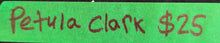 Load image into Gallery viewer, Petula Clark Autographed 9x12 Canvas Board w/ Photo & Inscription 1986