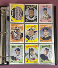 Load image into Gallery viewer, 2008 Topps Heritage Baseball Card Partial Master Set 397-499 in Binder