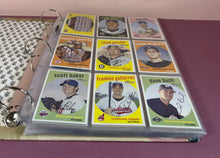 Load image into Gallery viewer, 2008 Topps Heritage Baseball Card Partial Master Set 397-499 in Binder