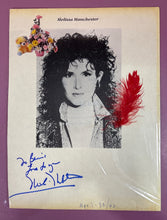 Load image into Gallery viewer, Melissa Manchester & Betty Buckley Signed Scrapbook Pages Lot of 2 (1990)