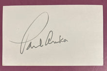 Load image into Gallery viewer, Paul Anka Signed Autograph Index Card - Genuine Music Collectible