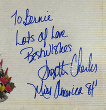 Load image into Gallery viewer, Suzette Charles Miss America 1984 Autographed Scrapbook Page w/ Clippings