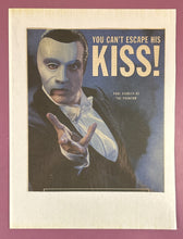 Load image into Gallery viewer, René Simard Autographed Album Page Phantom of the Opera Paul Stanley Ad